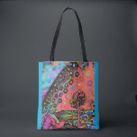 Psychedelic Rainbow Forest and Stars Tote Bag<br><div class="desc">Step Into a Cosmic Wonderland Experience nature in a whole new dimension with our Psychedelic Rainbow Tree Star Tote. This medium 16" x 16" bag features a breathtaking Trippy Forest Landscape Art Bag design, blending vibrant rainbow-colored trees with a shimmering, star-filled sky. Crafted from 100% sturdy brushed polyester, it provides...</div>