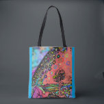 Psychedelic Rainbow Forest and Stars Tote Bag<br><div class="desc">Step Into a Cosmic Wonderland Experience nature in a whole new dimension with our Psychedelic Rainbow Tree Star Tote. This medium 16" x 16" bag features a breathtaking Trippy Forest Landscape Art Bag design, blending vibrant rainbow-colored trees with a shimmering, star-filled sky. Crafted from 100% sturdy brushed polyester, it provides...</div>