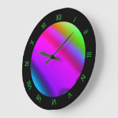 Psychedelic Rainbow Grote Klok (Hoek)