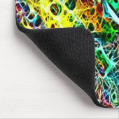 Psychedelic Rainbow Guts Fractal Art Muismat (Hoek)