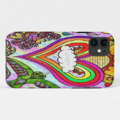 Psychedelic Rainbow Heart Art Print Case-Mate iPhone Case (Achterkant (horizontaal))