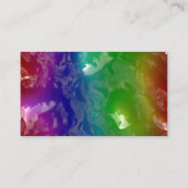 Psychedelic Rainbow Jellied Ooze Visitekaartje (Achterkant)