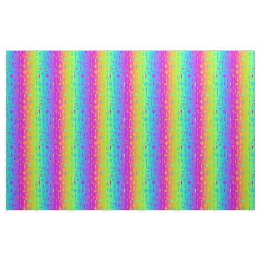 Psychedelic Rainbow Kitchen Stuff Stof (Fat Quarter)