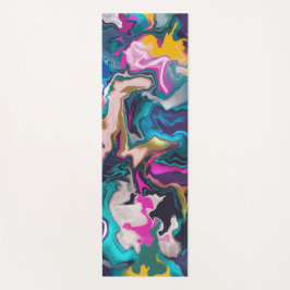 Psychedelic Rainbow Marged Yogamat