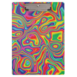 Psychedelic Rainbow Oil Pattern Klembord