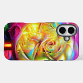 Psychedelic Rainbow-Roos Case-Mate iPhone Case (Achterkant (horizontaal))