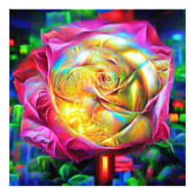 Psychedelic Rainbow-Roos