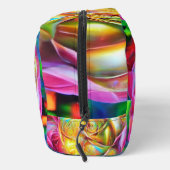 Psychedelic Rainbow-Roos Toilettasje (Rechts)