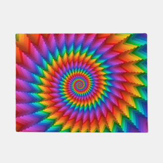 Psychedelic Rainbow Spiral Dep Deurmat
