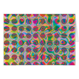 Psychedelic Rainbow Spots Pattern