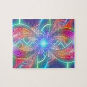 Psychedelic Rainbow Swirls Fractal Pattern Legpuzzel (Horizontaal)