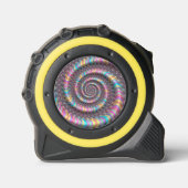 Psychedelic Rainbow Unicorn Funky Nautilus Fractal Rolmaat (Voorkant)