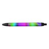 Psychedelic Rainbow Zwarte Inkt Pen (Voorkant)