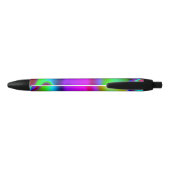 Psychedelic Rainbow Zwarte Inkt Pen (Achterkant)