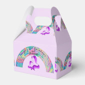 Psychedelic Rainbows and Unicorns Thunder_Cove Bedankdoosjes (Achterkant)