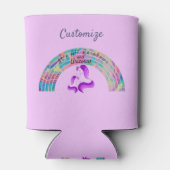 Psychedelic Rainbows and Unicorns Thunder_Cove Blikjeskoeler (Achterkant)