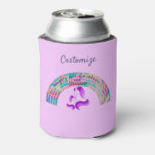 Psychedelic Rainbows and Unicorns Thunder_Cove Blikjeskoeler (Blikje Achterkant)