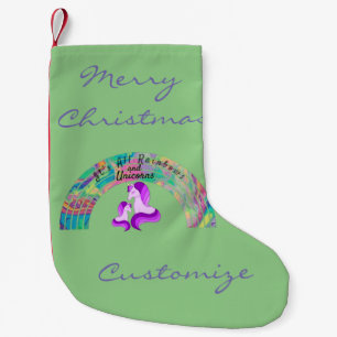 Psychedelic Rainbows and Unicorns Thunder_Cove Kleine Kerstsok