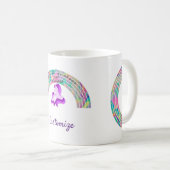 Psychedelic Rainbows and Unicorns Thunder_Cove Koffiemok (Voorkant rechts)