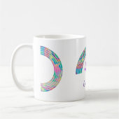Psychedelic Rainbows and Unicorns Thunder_Cove Koffiemok (Links)