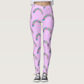 Psychedelic Rainbows and Unicorns Thunder_Cove Leggings (Voorkant)