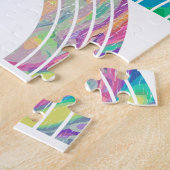 Psychedelic Rainbows and Unicorns Thunder_Cove Legpuzzel (Zijkant)