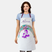 Psychedelic Rainbows and Unicorns Thunder_Cove Schort (Gedragen)