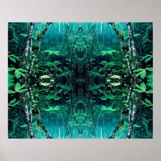 Psychedelic Rainforest Poster (Voorkant)