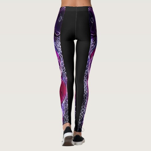 Psychedelic Raver Party Leggings (Achterkant)