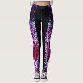 Psychedelic Raver Party Leggings (Voorkant)