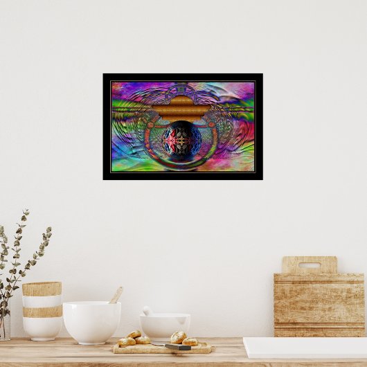 Psychedelic Relic. Poster (Keuken)