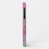 Psychedelic Retro Coral Rainbow Hibiscus Case-Mate iPhone Case (Achterkant/links)