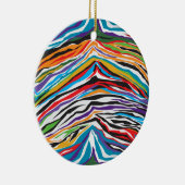 Psychedelic Retro Keramisch Ornament (Rechts)