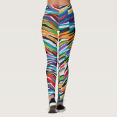 Psychedelic Retro Leggings (Achterkant)