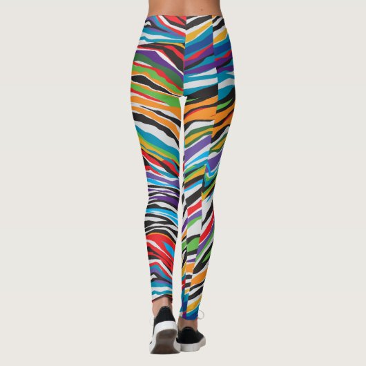 Psychedelic Retro Leggings (Achterkant)