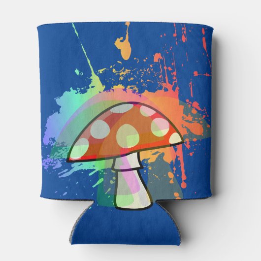 Psychedelic Retro Party Like It's 1969! Blikjeskoeler (Achterkant)