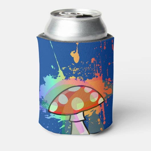 Psychedelic Retro Party Like It's 1969! Blikjeskoeler (Blikje Achterkant)