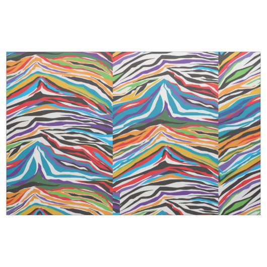 Psychedelic Retro Stof (Fat Quarter)