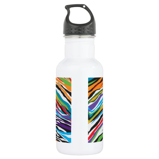 Psychedelic Retro Waterfles (Achterkant)