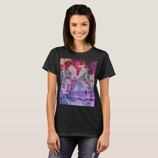 Psychedelic Reversal Painting - Mountain T-shirt (Voorkant volledig)