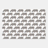 Psychedelic Rhinoceros Inpakpapier Vel (Voorkant 2)