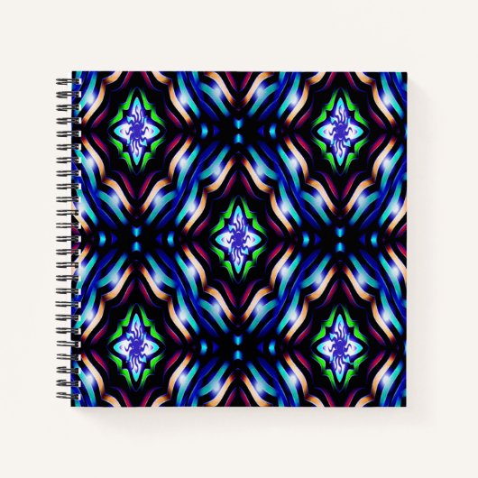 Psychedelic Ribbons... Notitieboek (Voorkant)
