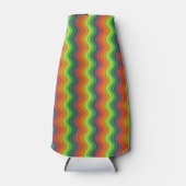 Psychedelic rimpels blik of flessenkoeler flesjeskoeler (Voorkant)