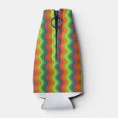 Psychedelic rimpels blik of flessenkoeler flesjeskoeler (Achterkant)