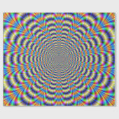 Psychedelic Ringed Pulse van papier voor onmiddell (Vlak)