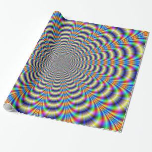 Psychedelic Ringed Pulse van papier voor onmiddell