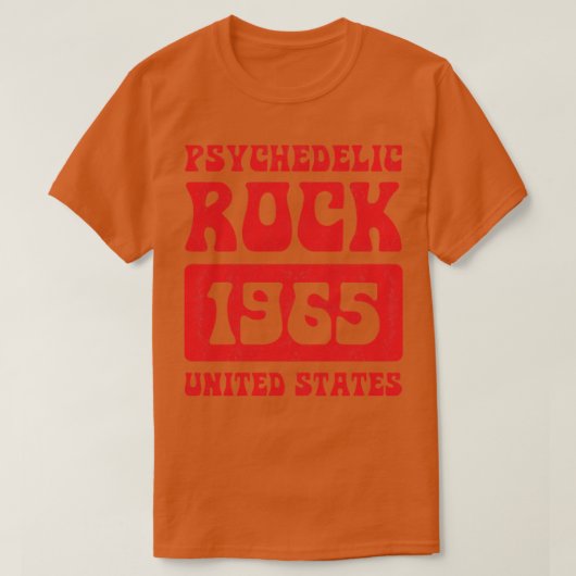 Psychedelic Rock 1965  T-shirt (Design voorkant)