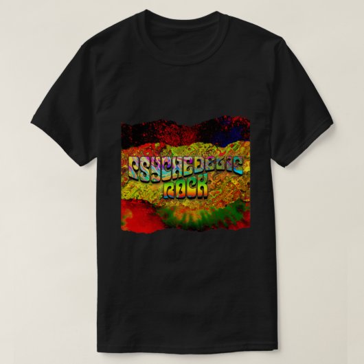 Psychedelic Rock Trippy T-shirt (Design voorkant)