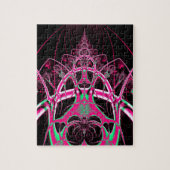 Psychedelic Rollerkusttunnel Fractal Legpuzzel (Verticaal)