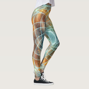 Psychedelic Sacred Geometry Stargate Leggings
